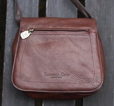Kenneth Cole - Mini bolsa tiracolo vintage couro pebbled 7" x 6", marrom - Excelente estado usado comprar usado  Enviando para Brazil
