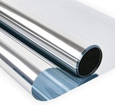 Usado, Papel Para Polarizado Para Autos Efecto Espejo Control De Calor Anti Uv Plata comprar usado  Enviando para Brazil