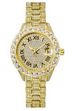 Frauen uhr golden gebraucht kaufen  Beckingen
