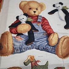 painel de tecido Cit & Sew JEAN AZUL URSINHO DE PELÚCIA E Brinquedo para Cachorro Pendurado na Parede Daisy Kingdom comprar usado  Enviando para Brazil