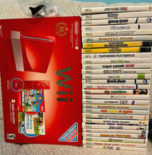 Consola Nintendo Wii Roja Paquete de Juegos CIB y Wii - Gran Lote de Videojuegos segunda mano  Embacar hacia Mexico