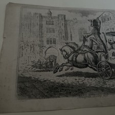 Pretty engraving caricature for sale  OXFORD