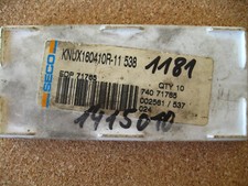 Inserti knux 160410r usato  Spedire a Italy