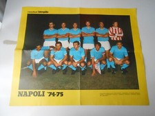 Poster napoli calcio usato  Torino