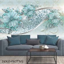 Vlies Fototapete Wandtapete Wandbilder 3D Schmuck Blumen Moderne 8*FARBE 11589 comprar usado  Enviando para Brazil