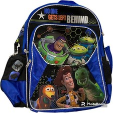 Mochila grande infantil Disney Pixar Toy Story 3 Woody Buzz azul-luz preta comprar usado  Enviando para Brazil