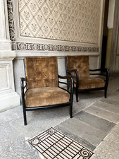 Coppia poltrone legno usato  Milano