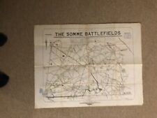 Ww1 map. somme for sale  SIDMOUTH