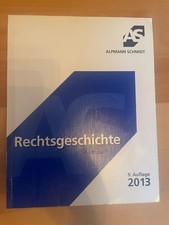 Rechtsgeschichte skript alpman gebraucht kaufen Rechtsgeschichte skript alpman gebraucht kaufen  Mainz