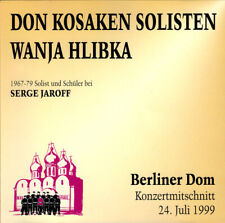Don Kosaken Solisten Wanja Hlibka - Berliner Dom Konzertmitschnitt CD #G2034072 na sprzedaż  Wysyłka do Poland