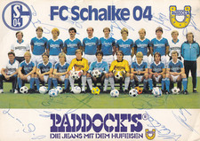 Mannschaftskarte schalke 80er gebraucht kaufen  Buxtehude