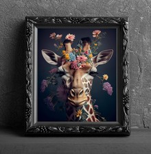 Floral giraffe photograph for sale  Hernando