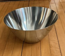 Tigela de salada de frutas vintage MCM SELANDIA Dinamarca 18/8 aço inoxidável 9”x4,25” comprar usado  Enviando para Brazil