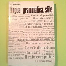 Lingua grammatica stile usato  Comiso