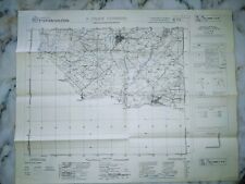 Carta topografica i.g.m. usato  Ragusa