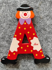 Holzbuchstabe clown sevi gebraucht kaufen  München