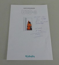 Brochure brochure kubota d'occasion  Expédié en Belgium
