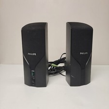 Alto-falantes Philips sistema de som/desktop graves testados funcionando SPA2200/17 comprar usado  Enviando para Brazil
