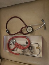Coppia stetoscopi vintage usato  Spedire a Italy