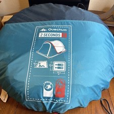 Tenda de acampamento Quechua 2 segundos pop-up 2 pessoas impermeável verde/azul usada 1 vez comprar usado  Enviando para Brazil