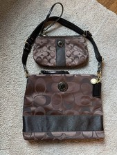 Coach signature stripe for sale  Waupun