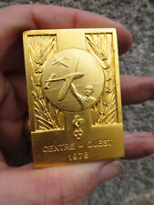 Médaille plaque bronze d'occasion  Aurillac
