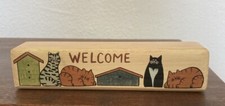 Welcome wooden block for sale  Houston