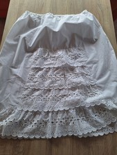 Weiß spitze unterkleid gebraucht kaufen  Eberswalde
