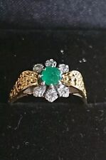 18ct gold emerald for sale  SURBITON