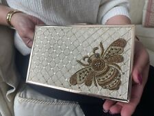 Golden beige clutch for sale  LONDON