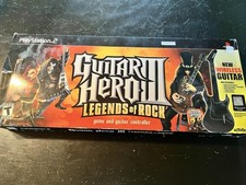 Guitar Hero III 3 Playstation 2 PS2 Legends Of Rock na caixa Testado Funciona Completo comprar usado  Enviando para Brazil