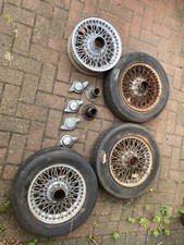 Four wire wheels for sale  WINDLESHAM