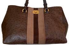 Furla brown ostrich for sale  San Jose