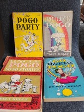 4 POGO by Walt Kelly vintage Comic So-So Stories Go Fizzickle Party Potluck comprar usado  Enviando para Brazil