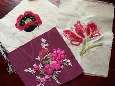 Textile broderie motifs d'occasion  Morestel