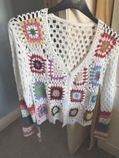 Handmade crochet multicoloured for sale  PINNER
