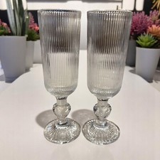 Clear ribbed champagne for sale  Yukon