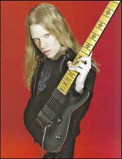 Jeff Loomis com sua assinatura Schecter JL-7 guitarra de cordas foto pin-up 8 x 11 comprar usado  Enviando para Brazil