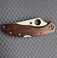 Spyderco delica pakkawood for sale  Oxnard