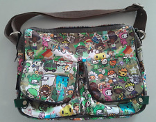 1 Bolsa de Ombro/Transversal/TOTE XTOKIDOKI - Impressão ambiental Salve the planet comprar usado  Enviando para Brazil