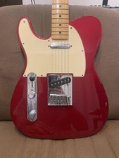 Guitarra elétrica Fender Telecaster vermelha canhota amieiro bordo feita no México comprar usado  Enviando para Brazil