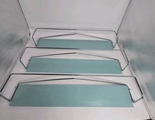 Juego De 3 Estantes Metal Y Plástico Azul Pálido MCM Retro Años 60 19" X 3.5" segunda mano  Embacar hacia Mexico