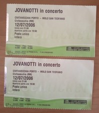 Lotto biglietti concerto usato  Italia