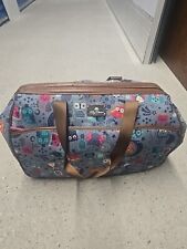 Mala de transporte Lily Bloom designer padrão coruja com rodas 20" comprar usado  Enviando para Brazil
