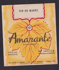 Ancienne étiquette alcool d'occasion  France