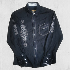 General westernhemd schwarz gebraucht kaufen  Roitzsch
