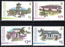 Usado, Hong Kong 1995 Edifícios Rurais Conjunto de 4 Finos U/M SG802/805 comprar usado  Enviando para Brazil
