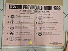 Manifesto viterbo elezioni usato  Viterbo