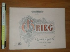 Grieg quartett opus usato  Novellara