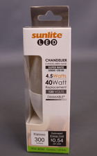 Candelabro decorativo Sunlite LED B13 torpedo, pacote com 6 7 Watts (60W) comprar usado  Enviando para Brazil